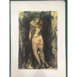 Edvard Munch litografia off set 50x70 cm
