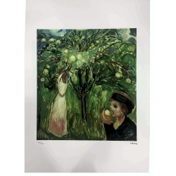 Edvard Munch litho uit set 50x70 cm