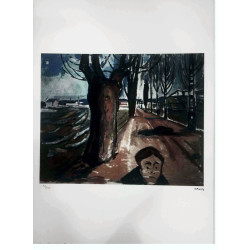 Edvard Munch litografia off set 50x70 cm