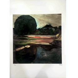 Edvard Munch litho uit set 50x70 cm