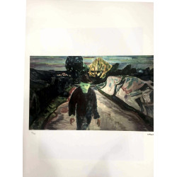 Edvard Munch litografia off set 50x70 cm