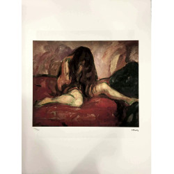 Edvard Munch litho uit set 50x70 cm