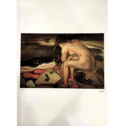 Edvard Munch litografia off set 50x70 cm