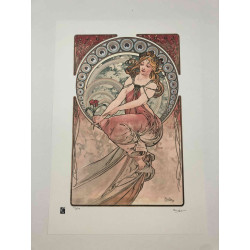 Set de litografía Alphonse Mucha 50x70 cm