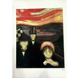 Edvard Munch litho uit set 50x70 cm