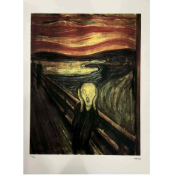 Edvard Munch litografia off set 50x70 cm