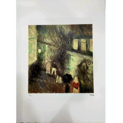 Edvard Munch litho uit set 50x70 cm