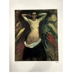 Edvard Munch litho uit set 50x70 cm