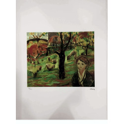Edvard Munch litografia off set 50x70 cm