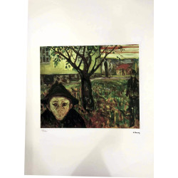Edvard Munch litho uit set 50x70 cm