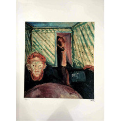 Edvard Munch litho uit set 50x70 cm