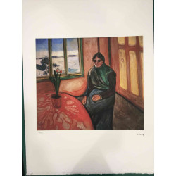 Edvard Munch litografia off set 50x70 cm