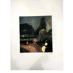 Edvard Munch litografia off set 50x70 cm