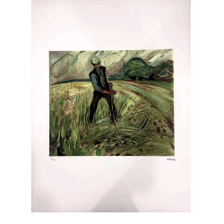 Edvard Munch litho uit set 50x70 cm