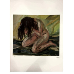 Edvard Munch litho uit set 50x70 cm