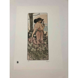 Set de litografía Alphonse Mucha 50x70 cm