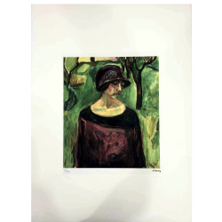 Edvard Munch litho uit set 50x70 cm
