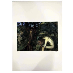 Edvard Munch litho uit set 50x70 cm