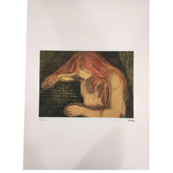 Edvard Munch litho uit set 50x70 cm