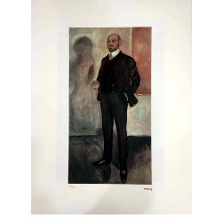 Edvard Munch litho uit set 50x70 cm