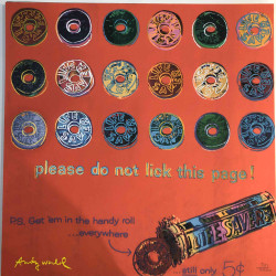 Litografía Andy Warhol off set 60x60 cm