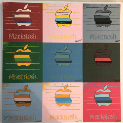 Andy Warhol Lithografie uit set 60x60 cm