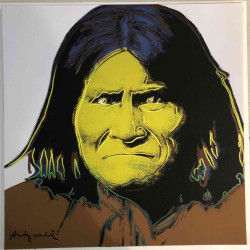 Litografía Andy Warhol off set 60x60 cm