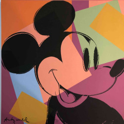 Litografía Andy Warhol off set 60x60 cm