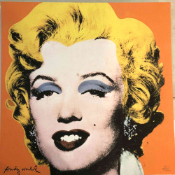 Litografía Andy Warhol off set 60x60 cm