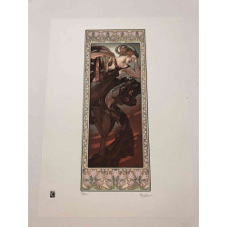 Set de litografía Alphonse Mucha 50x70 cm