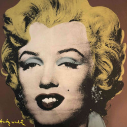 Andy Warhol Lithographie hors set 60x60 cm