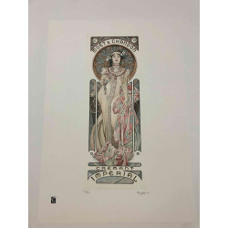 Set de litografía Alphonse Mucha 50x70 cm