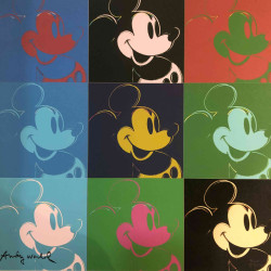 Andy Warhol Lithografie uit set 60x60 cm