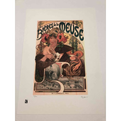 Set de litografía Alphonse Mucha 50x70 cm