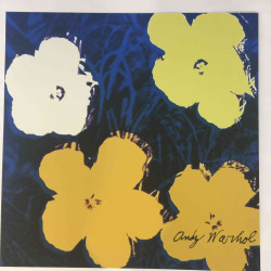Andy Warhol Lithographie hors set 60x60 cm
