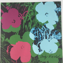 Andy Warhol Lithographie hors set 60x60 cm