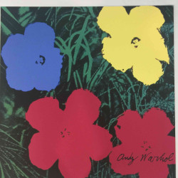 Andy Warhol Lithographie hors set 60x60 cm