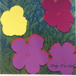 Andy Warhol Lithographie hors set 60x60 cm