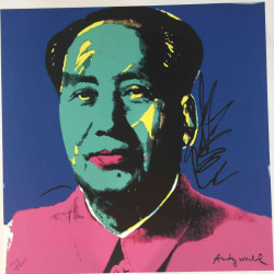 Andy Warhol Lithografie uit set 60x60 cm
