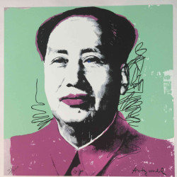 Andy Warhol Lithographie hors set 60x60 cm