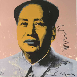 Andy Warhol Lithografie uit set 60x60 cm