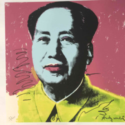Andy Warhol Lithographie hors set 60x60 cm