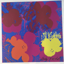 Andy Warhol Lithografie uit set 60x60 cm