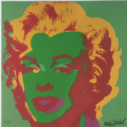 Andy Warhol Lithografie uit set 60x60 cm
