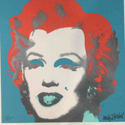 Andy Warhol Lithografie uit set 60x60 cm