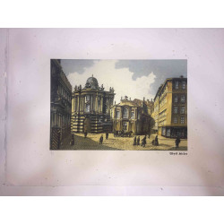 Adolf Hitler litografia off set cm 50x70 timbro del Reich