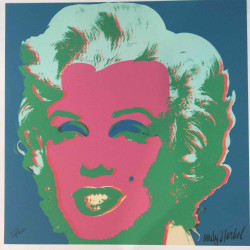 Andy Warhol Lithographie hors set 60x60 cm