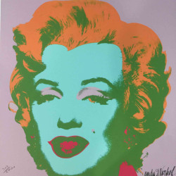 Andy Warhol Lithographie hors set 60x60 cm