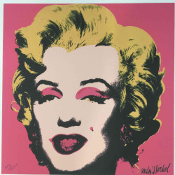 Andy Warhol Lithographie hors set 60x60 cm