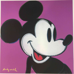 Andy Warhol Lithographie hors set 60x60 cm